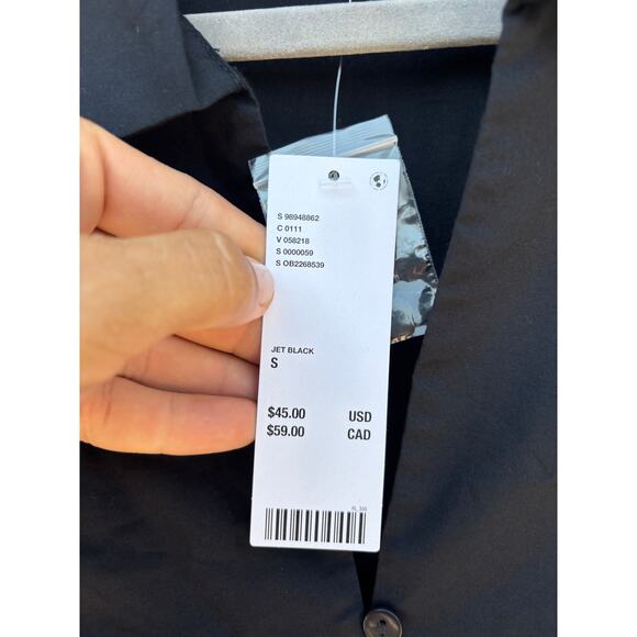 NWT Urban Outfitters Party Girl Button Down‎ Sleeveless Shirt Black, Sz S - Picture 6 of 6